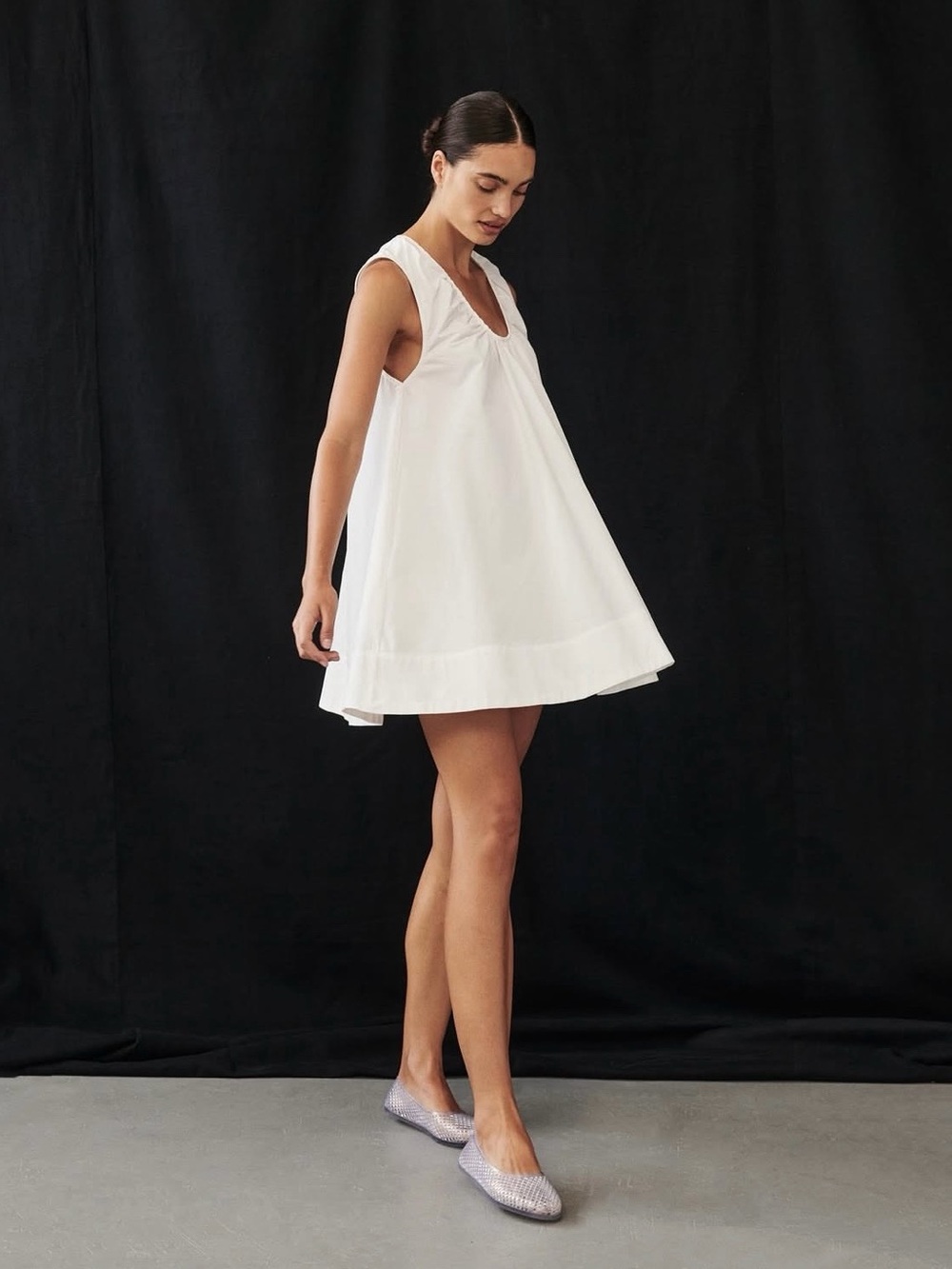 DISSH White Cotton Sleeveless Mini Dress SOLD OUT! BNWT